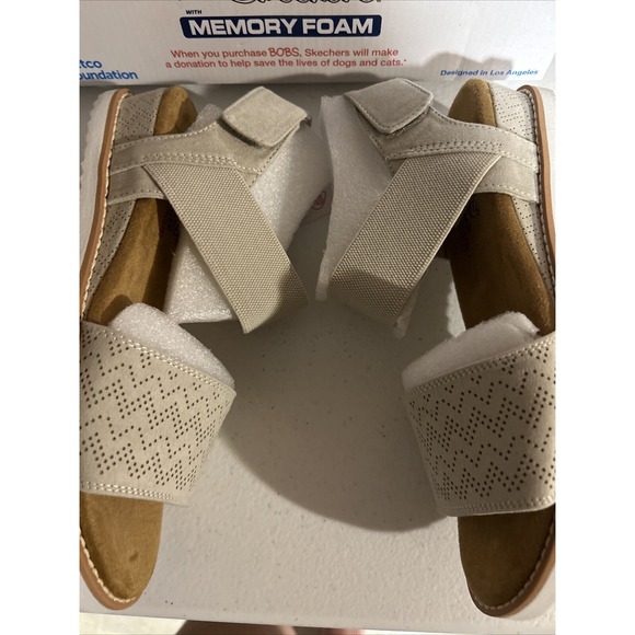 Women's Skechers, BOBS Desert Kiss Second Dance Sandal US 7 EU 37 UK 4 Off White - Picture 7 of 7